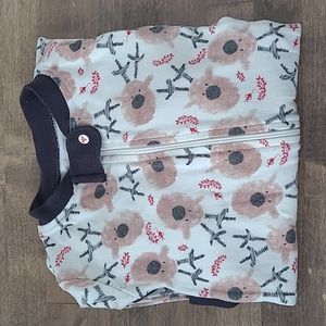 Reindeer Christmas footie sleeper